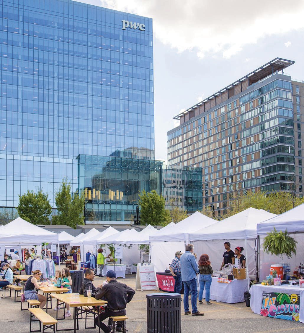 Shop art, fashion, beauty and more with delectable bites in hand at the Seaport Summer Market. PHOTO: BY LINDSAY AHERN & SEAPORT BY WS DEVELOPMENT