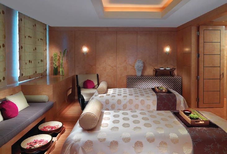 The spa’s couples suite.  PHOTO COURTESY OF MANDARIN ORIENTAL