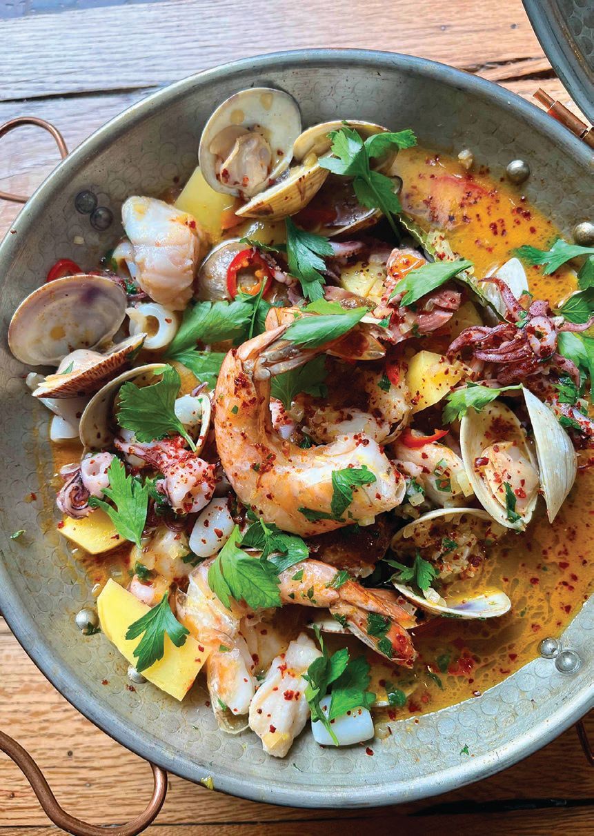 Warm up with Baleia’s seafood stew PHOTO: COURTESY OF BRAND