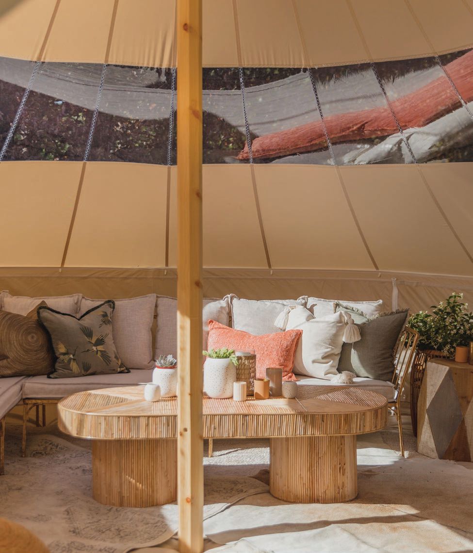 In 2023, Sperry Tents will be available for rental stays in various picturesque settings around New England. PHOTO BY OF MARY NGUYEN PHOTOGRAPHY