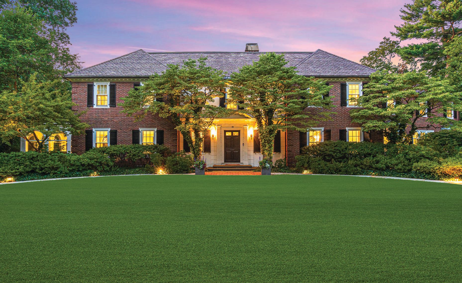 A perfectly manicured facade is only the beginning for this coveted Colonial PHOTO BY ATLANTIC VISUALS LLC