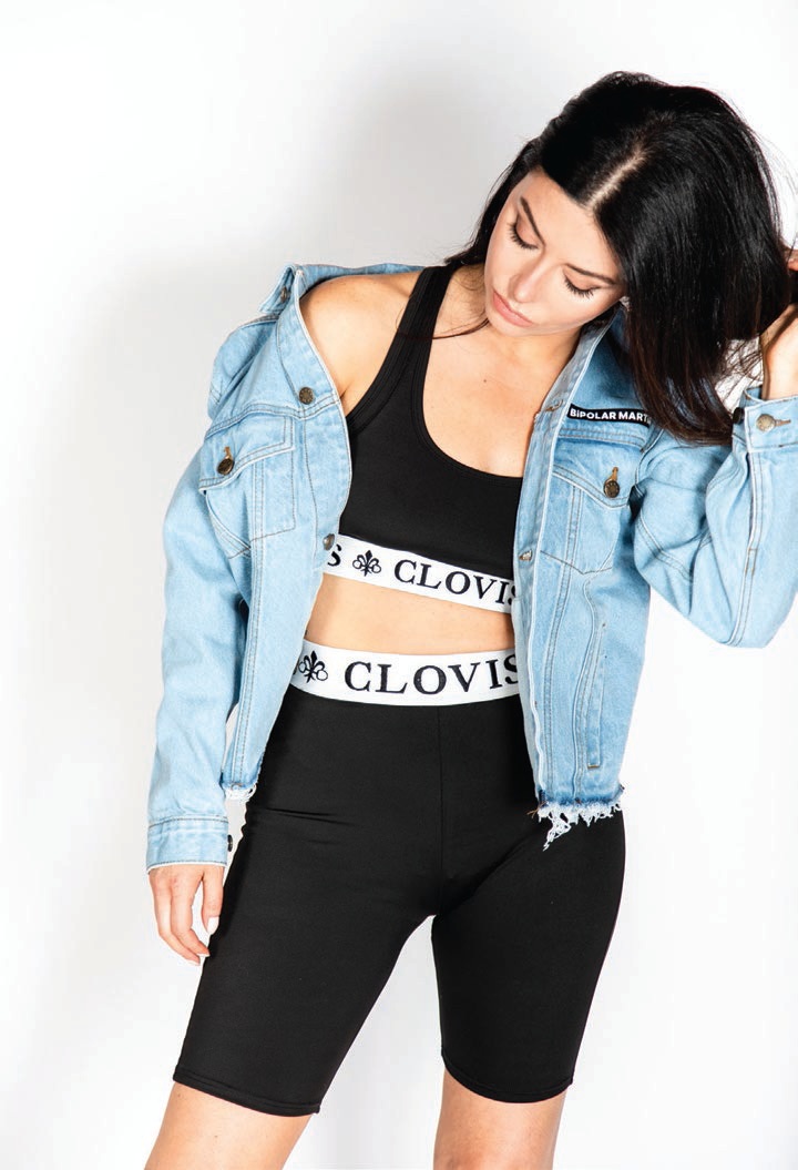 Pieces from Livingston’s Clovis lounge and athleisure line PHOTO: BY HALEY ABRAM PHOTO