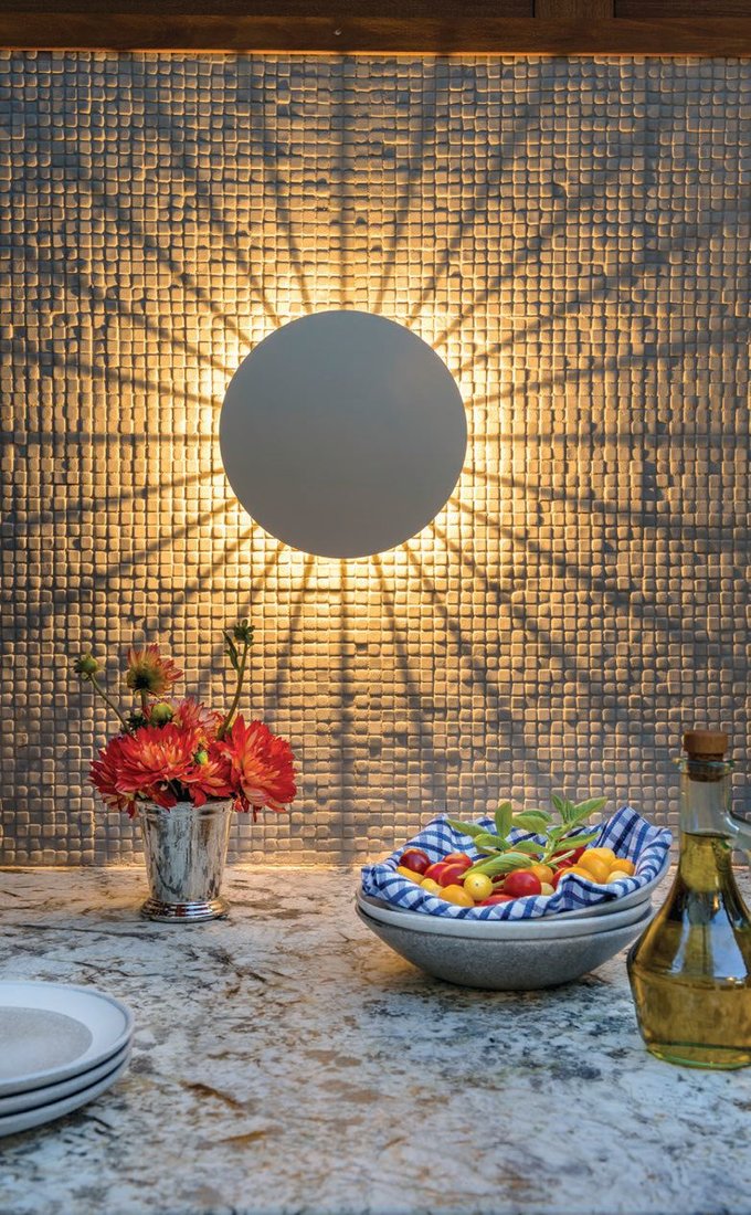Salluto porcelain mosaic tile from Ann Sacks PHOTOGRAPHED BY SABRINA COLE QUINN