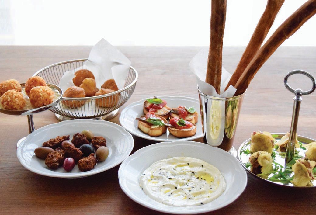 A selection of starters from Bar Enza. PHOTO: BY MARIA DENAPOLI.