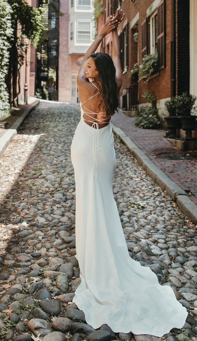 You’ll find the “World’s Most-Pinned Wedding Dress” at the new Grace Loves Lace bridal boutique. PHOTO BY HOPE ALLISON